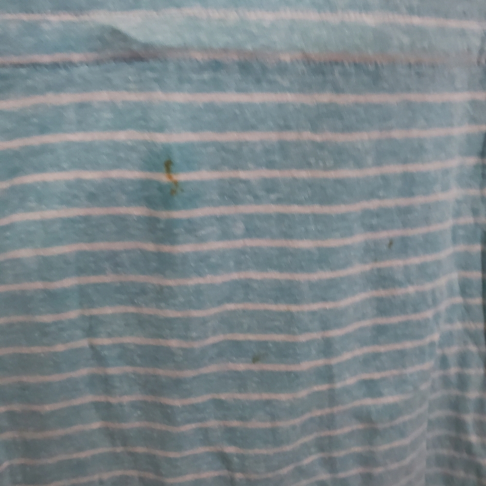 NWT T by Talbots Activewear Dress Turquoise Aqua Striped Sleeveless Nautical 3X - Picture 7 of 11